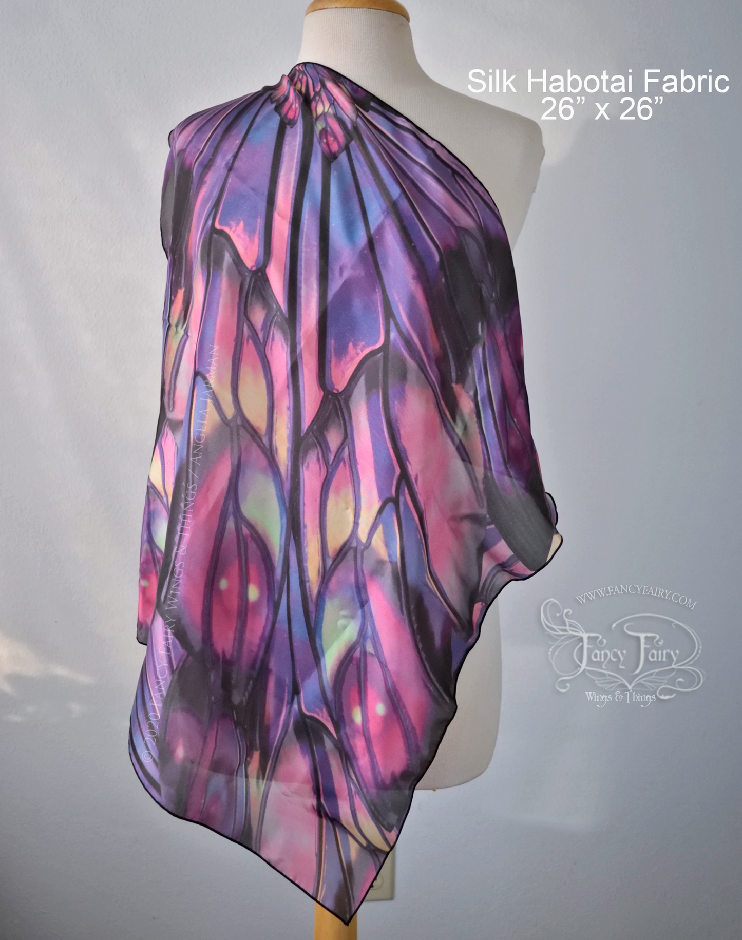 Unseelie Ellette Fairy Wings Scarf / Fabric Made to Order