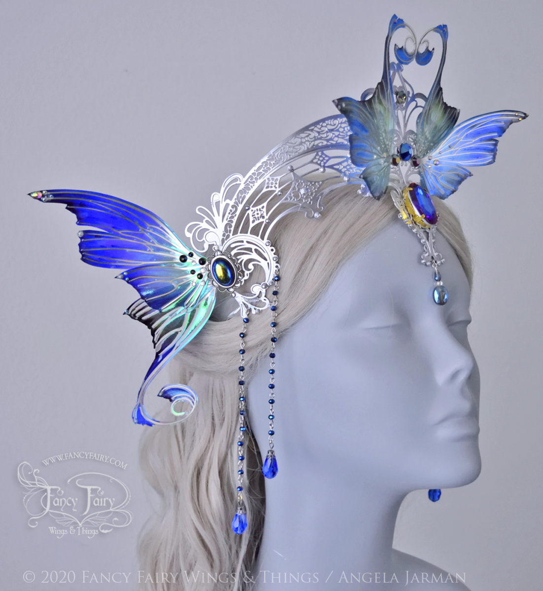 Aphrodite Azure Faerie Queen Crown