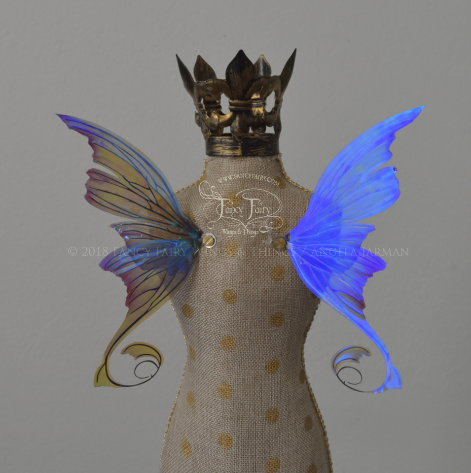 Aphrodite 3 and 1/2 inch Doll & Accessory Fairy Wings in Sea Foam with Nickel Silver Veins