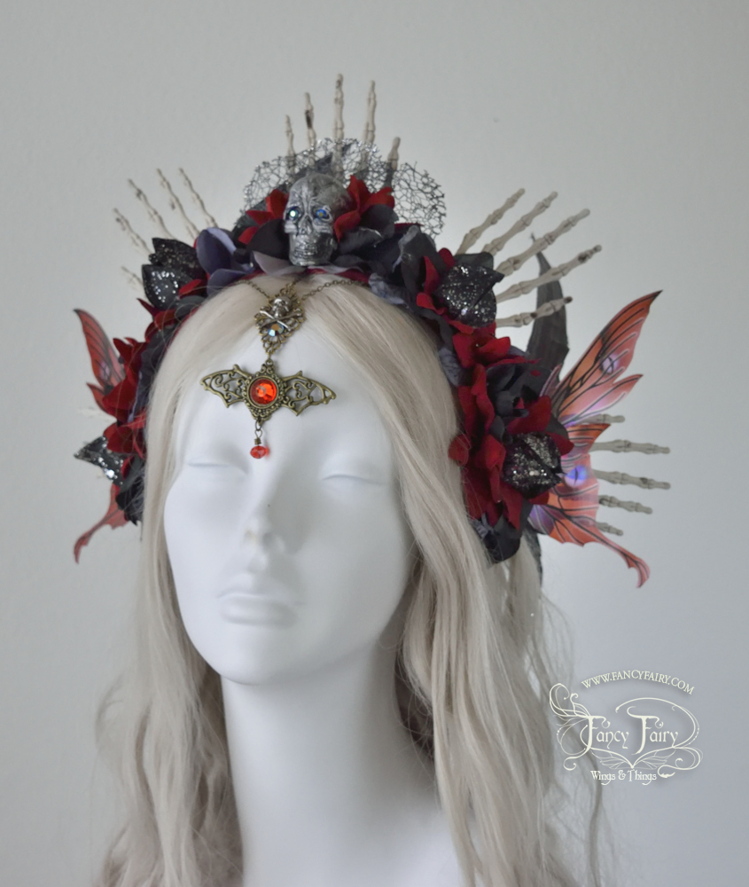 Morgana "Blood & Bones" Gothic Fairy Headdress