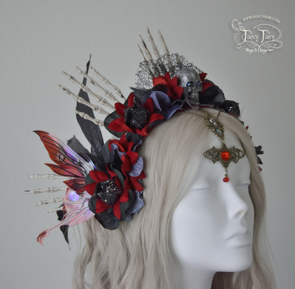 Morgana "Blood & Bones" Gothic Fairy Headdress