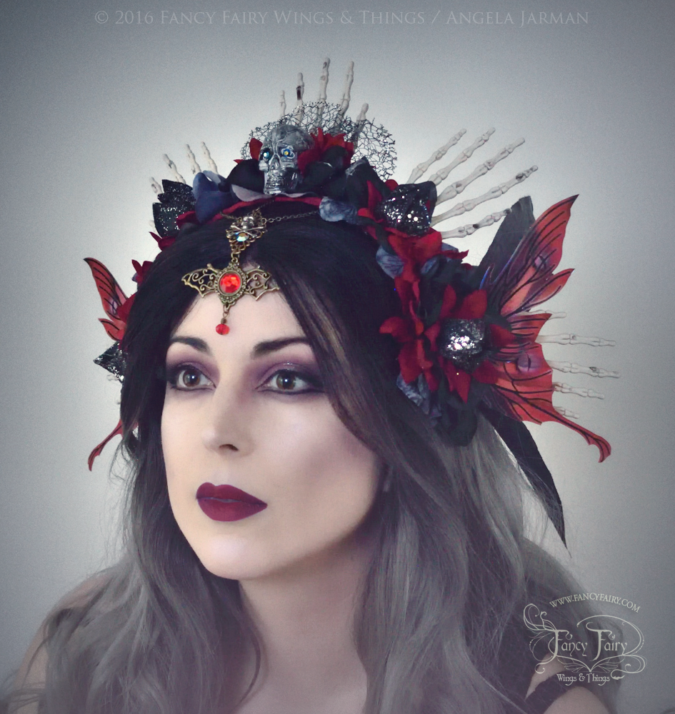 Morgana "Blood & Bones" Gothic Fairy Headdress