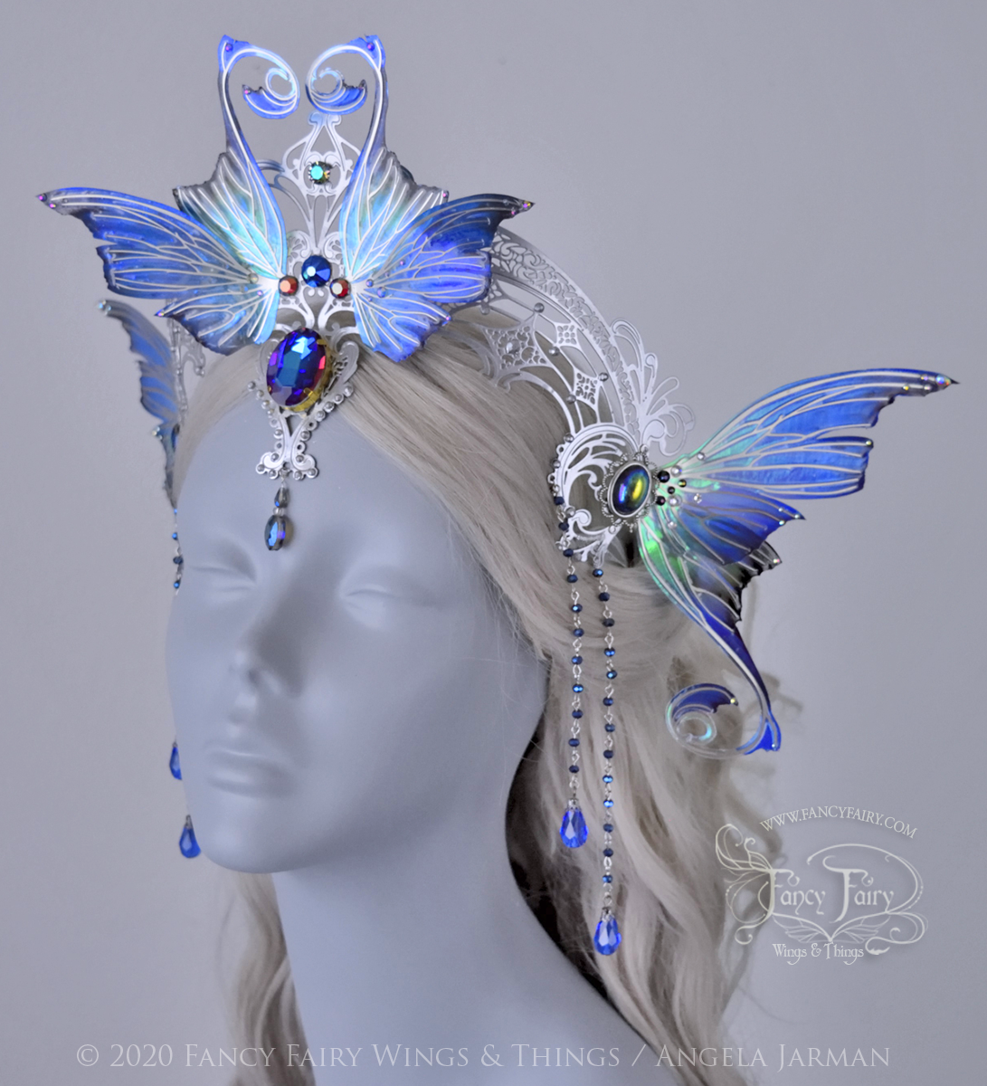 Aphrodite Azure Faerie Queen Crown