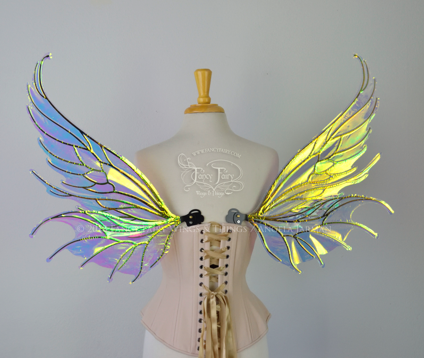 MTO Aquatica Iridescent Convertible Fairy Wings in your choice of color