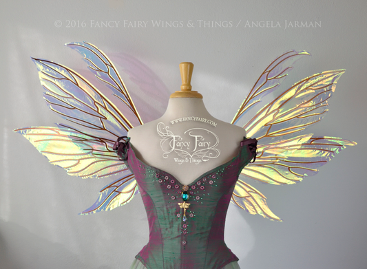 Made to Order Aynia Iridescent Fairy Wings in your choice of color!