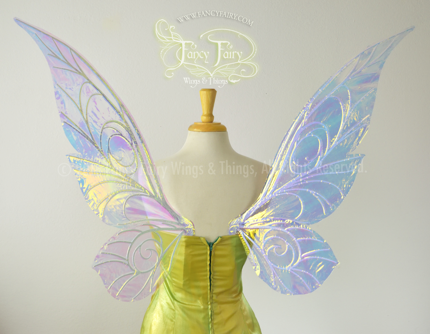 MADE TO ORDER - Trinket 26 inch Iridescent Fairy Wings in Your Choice of Colors