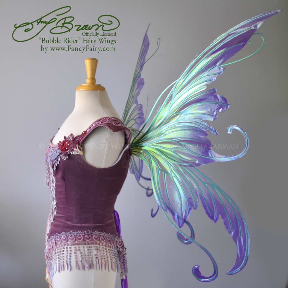 Officially Licensed Amy Brown 'Bubble Rider' Iridescent Fairy Wings Made to Order in your Colors