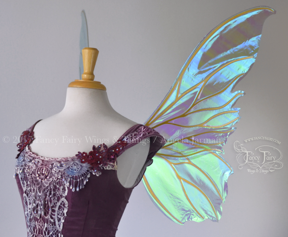 Made to Order Clarion Iridescent Fairy Wings in Your Choice of Colors