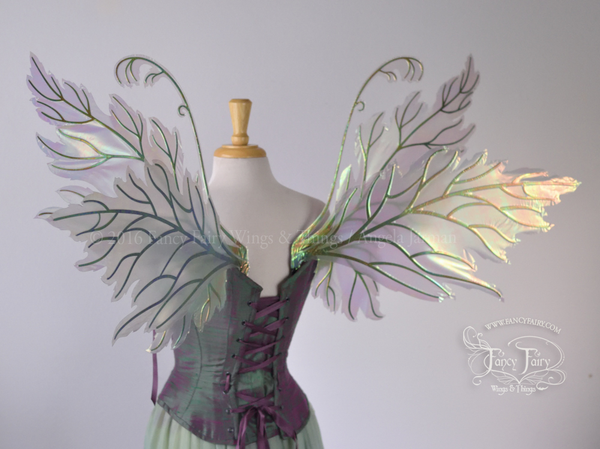 Acorn & Rowan Iridescent Fairy Wings combo in Patina Green with Black ...