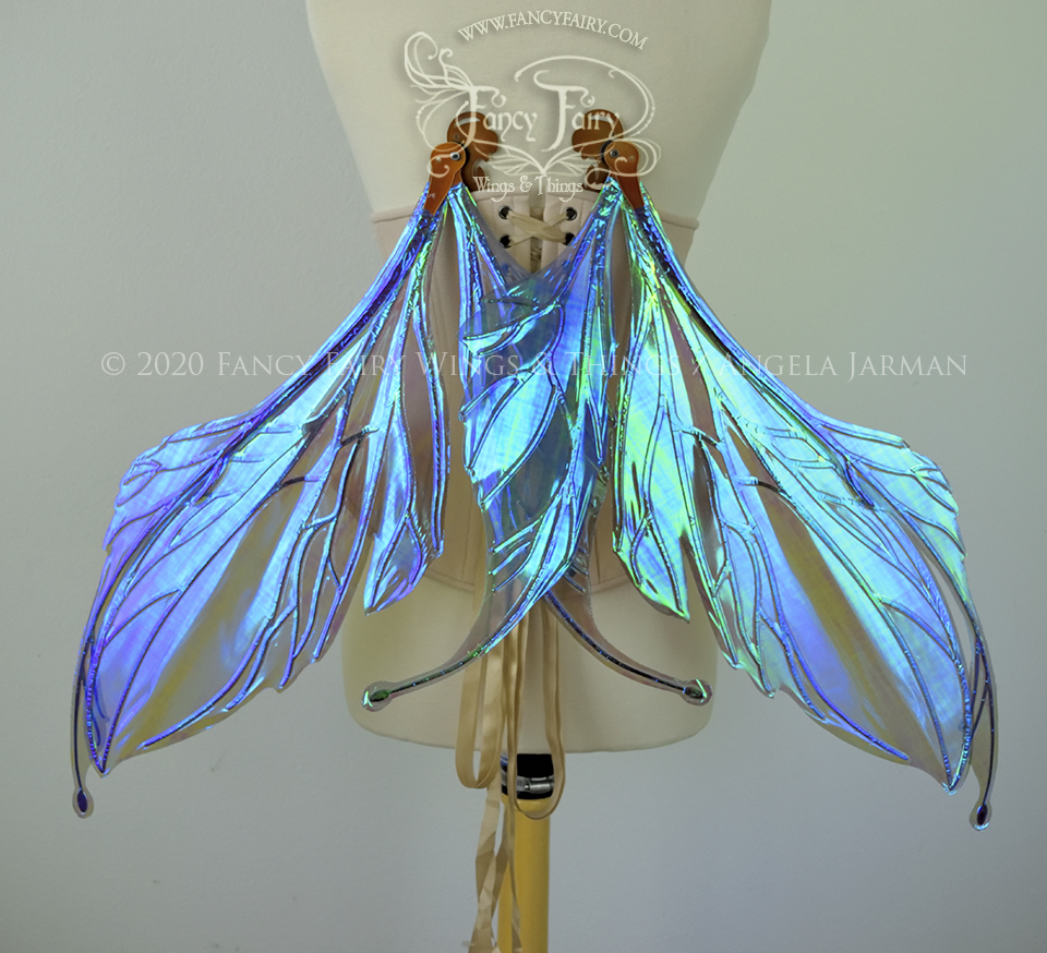 Datura Iridescent Convertible Fairy Wings with Copper Veins and Your Choice of Film Color