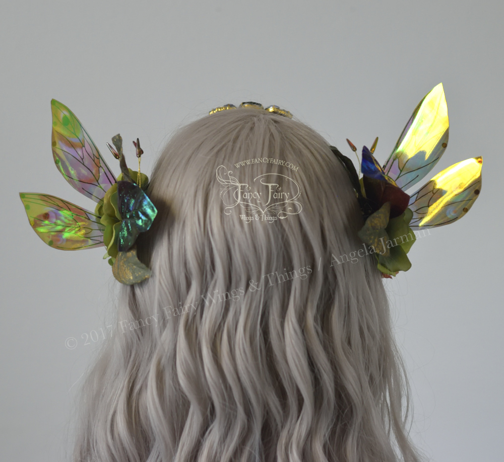 Green Earth Fairy Headdress with Ellette wings