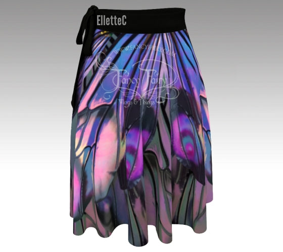 Unseelie Ellette Fairy Wing Wrap Skirt Made to Order