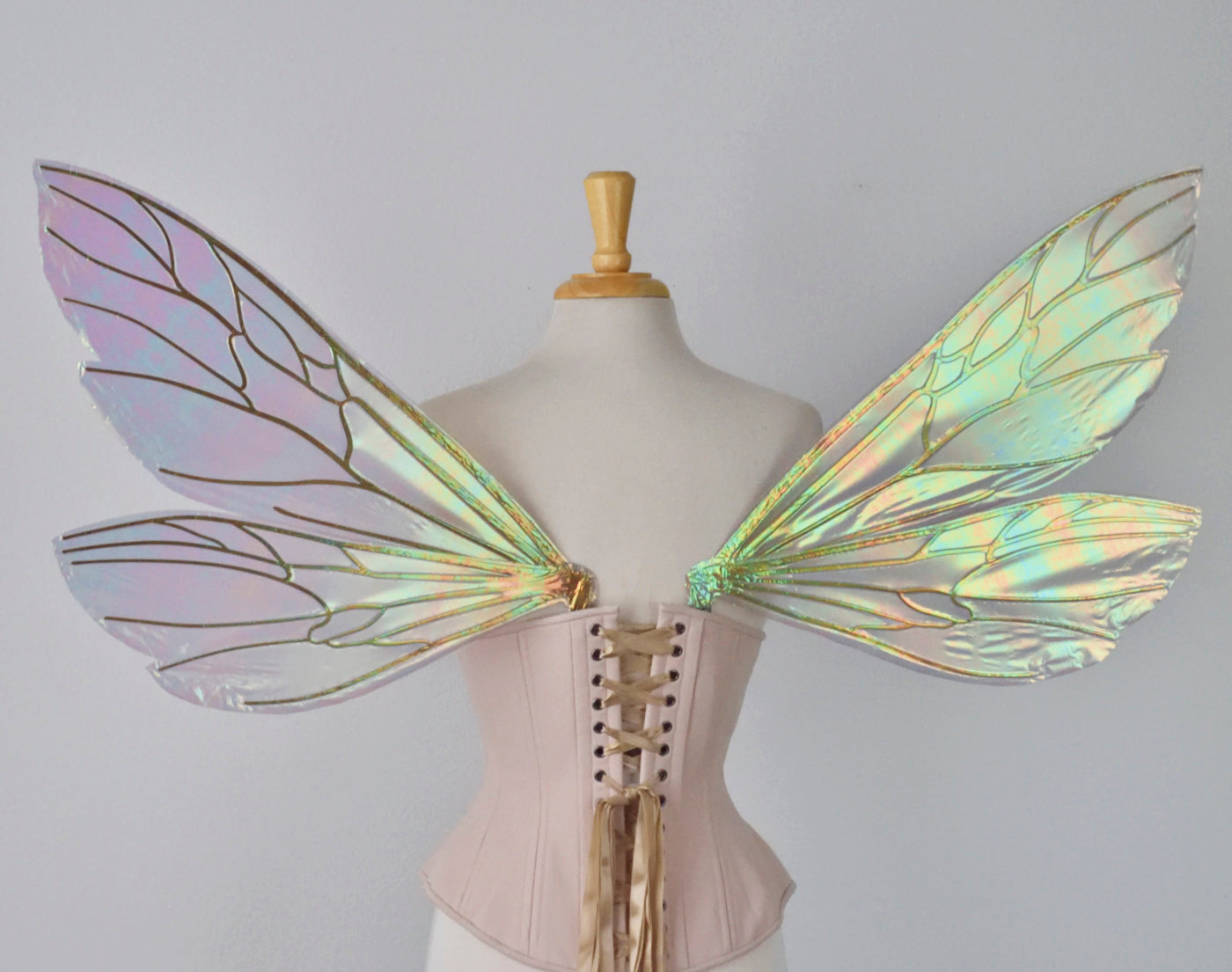 MTO Ellette Iridescent Fairy Wings in your choice of color with copper or black veins