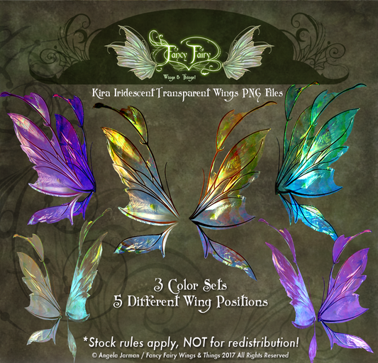 Kira Fairy Wings Overlays PNG Files to Edit