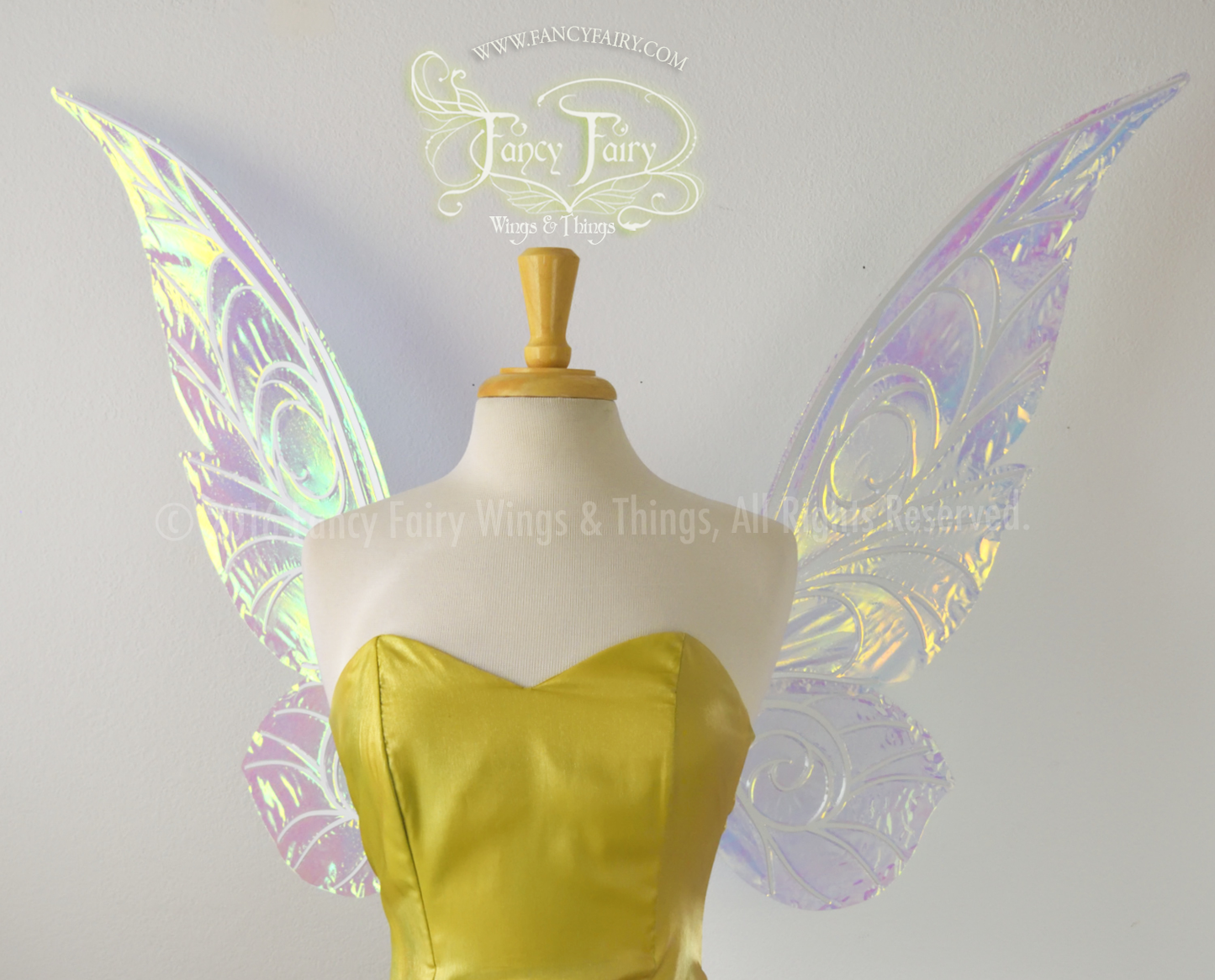 MADE TO ORDER - Trinket 26 inch Iridescent Fairy Wings in Your Choice of Colors