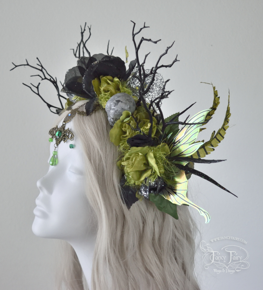 Morgana "Deadly Absinthe" Gothic Fairy Headdress