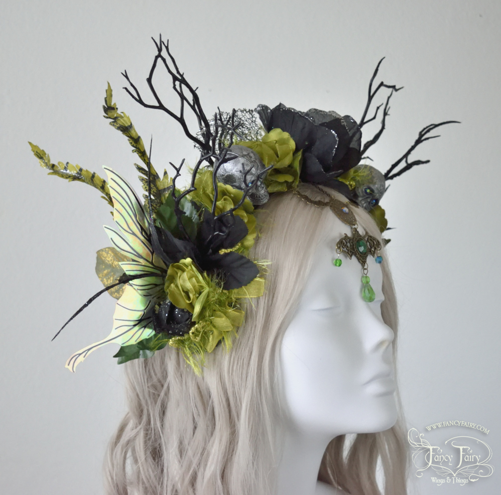 Morgana "Deadly Absinthe" Gothic Fairy Headdress