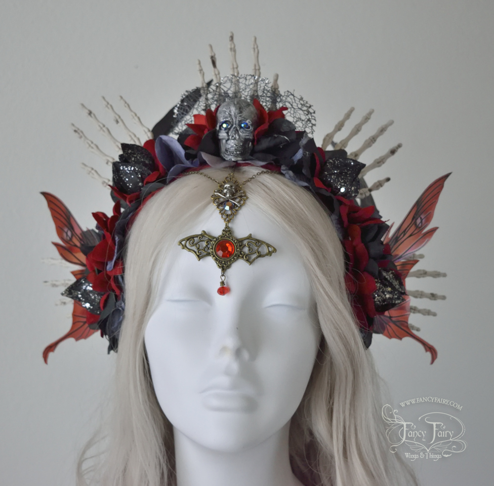 Morgana "Blood & Bones" Gothic Fairy Headdress