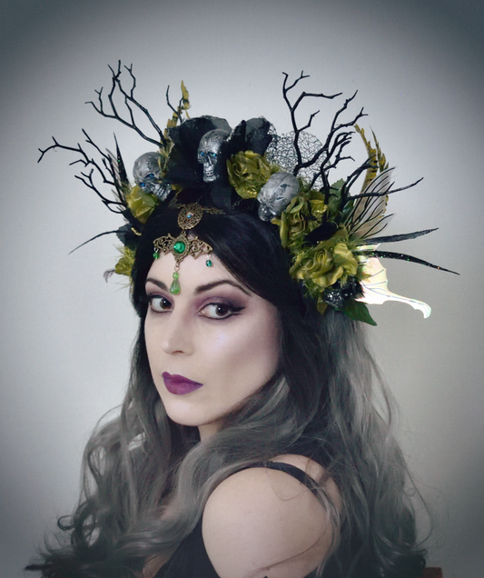 Morgana "Deadly Absinthe" Gothic Fairy Headdress