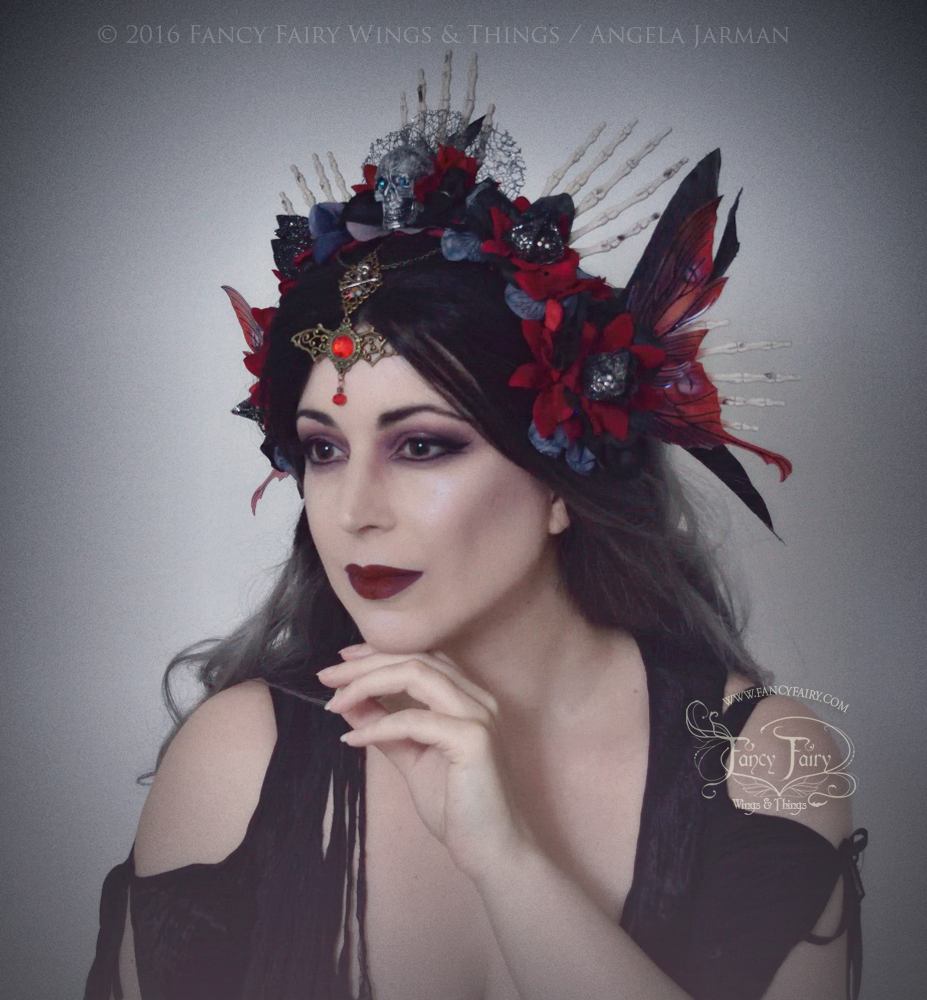 Morgana "Blood & Bones" Gothic Fairy Headdress