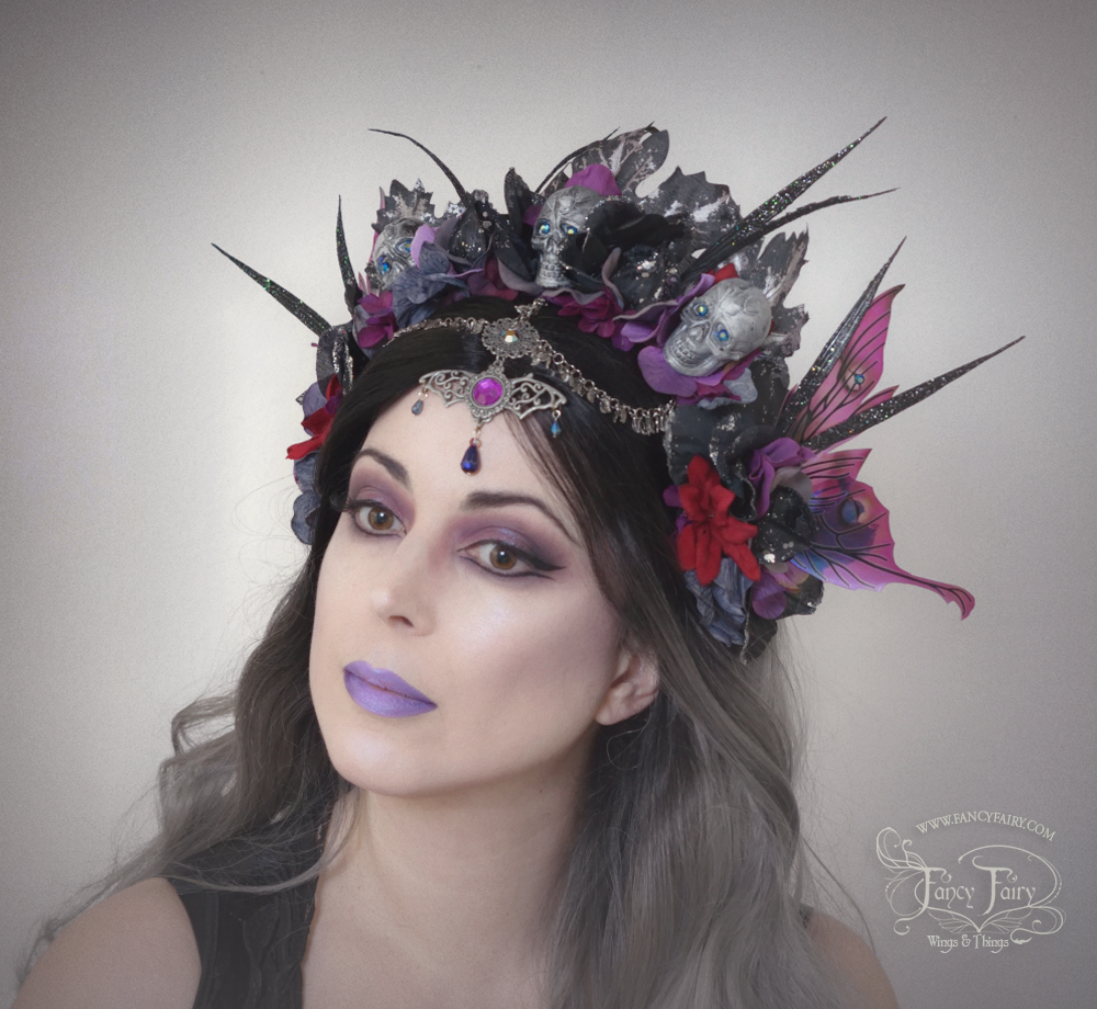 Morgana "Purple Decay" Gothic Fairy Headdress