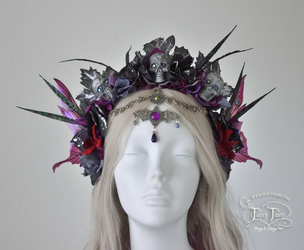 Morgana "Purple Decay" Gothic Fairy Headdress