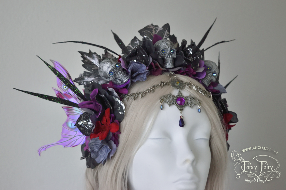 Morgana "Purple Decay" Gothic Fairy Headdress