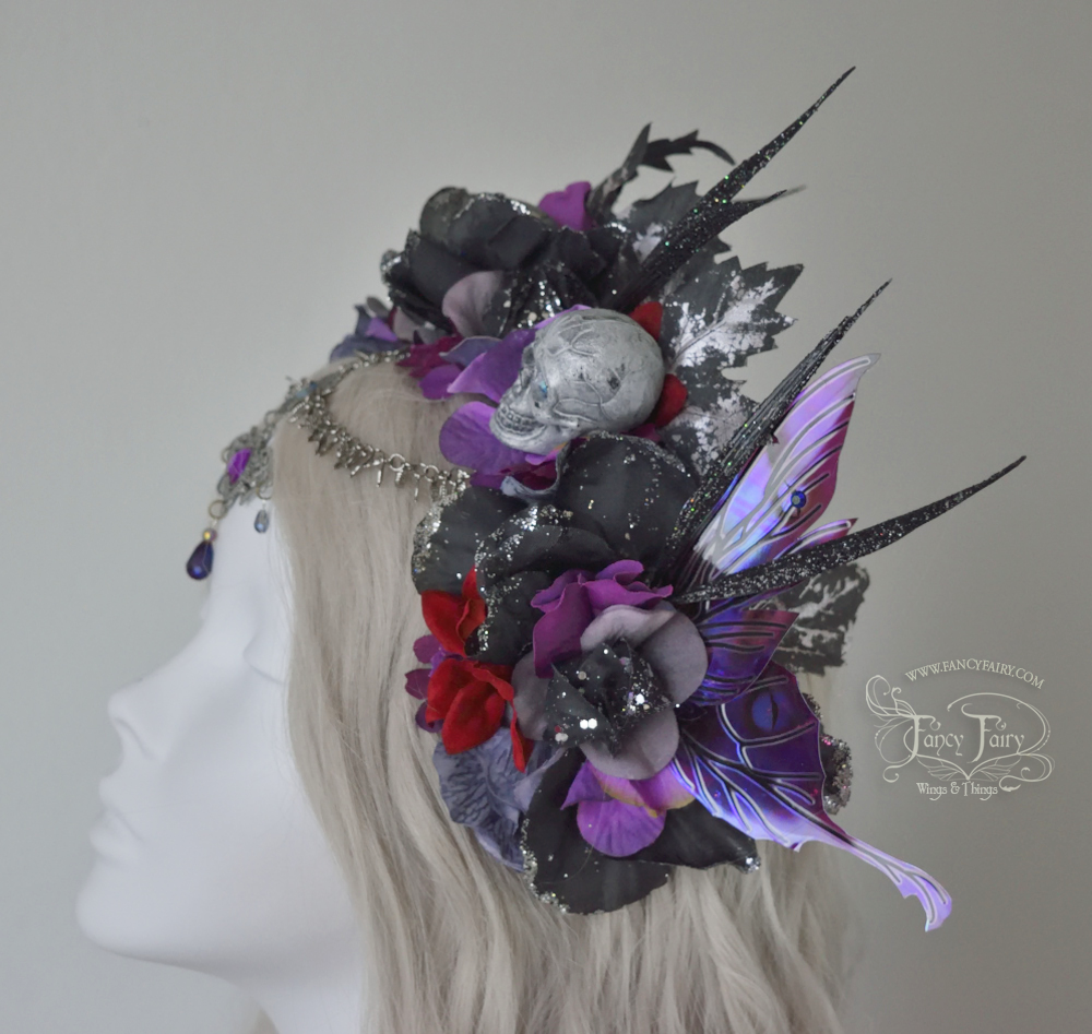 Morgana "Purple Decay" Gothic Fairy Headdress