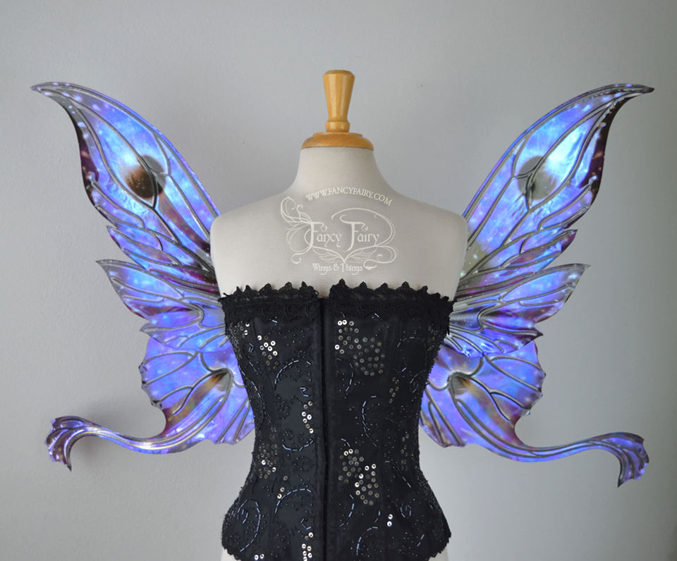 Guinevere Iridescent Fairy Wings in Eclipse