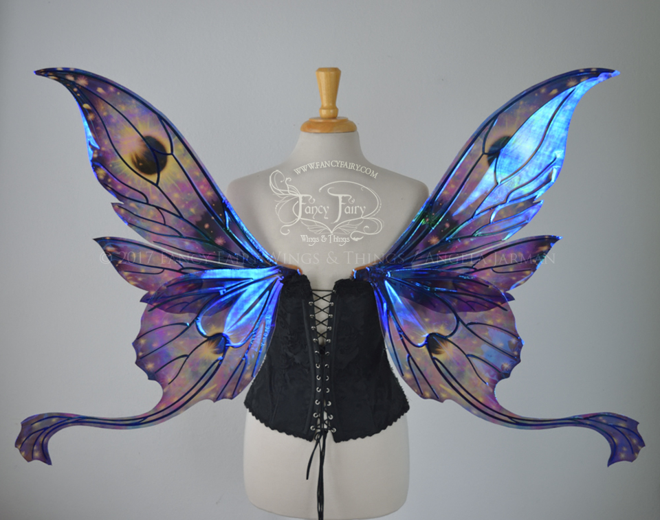 Guinevere Iridescent Fairy Wings in Eclipse