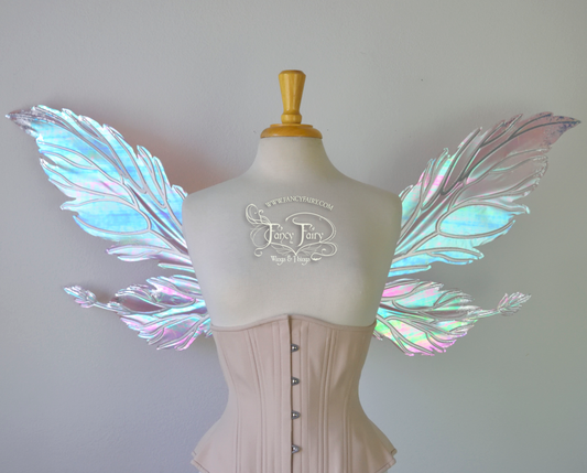 Ivy 'Sugarplum' Convertible Fairy Wings with Silver Veins