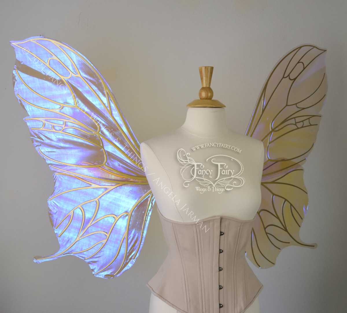 Made to Order Extra Large Pansy Iridescent Convertible Fairy Wings in your colors