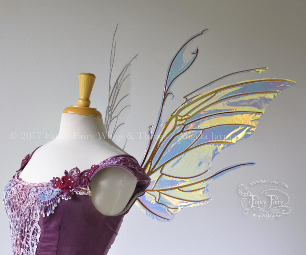 Made to Order Scythe Iridescent Fairy Wings in Your Choice of Colors