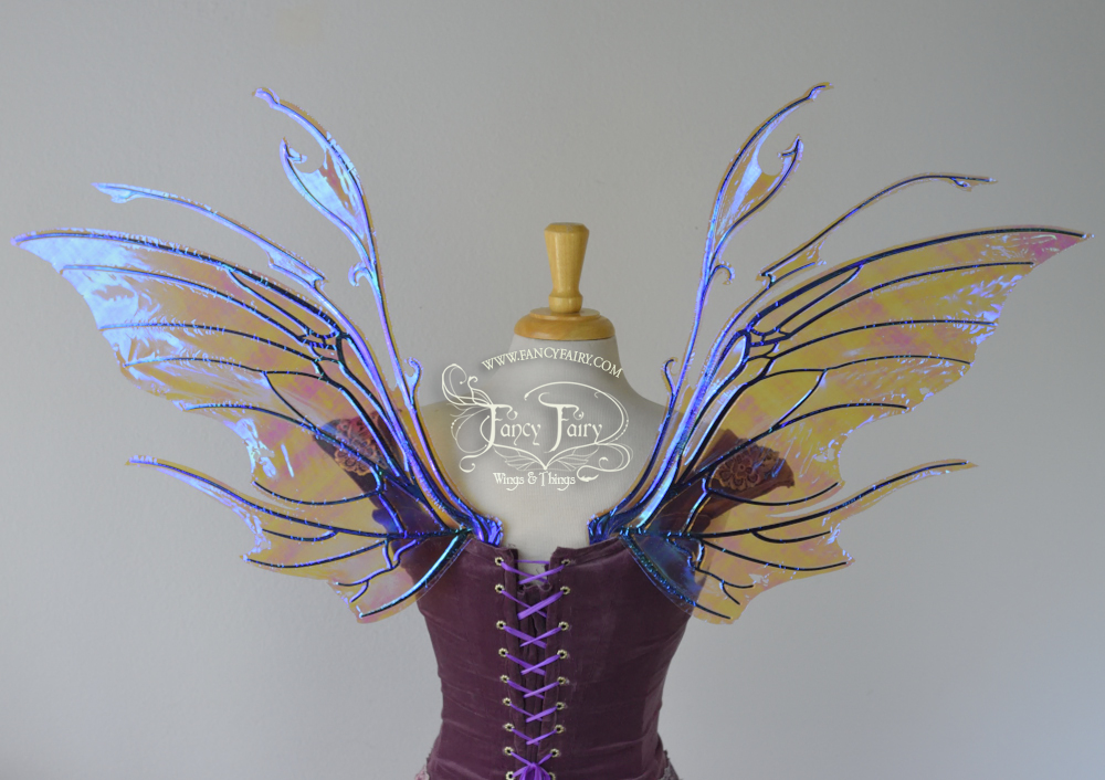 Made to Order Scythe Iridescent Fairy Wings in Your Choice of Colors