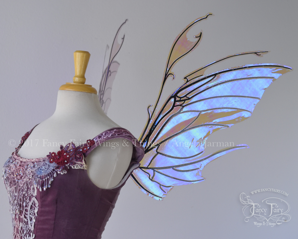 Made to Order Scythe Iridescent Fairy Wings in Your Choice of Colors