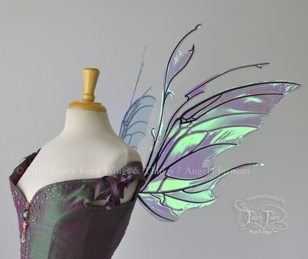 Made to Order Scythe Iridescent Fairy Wings in Your Choice of Colors