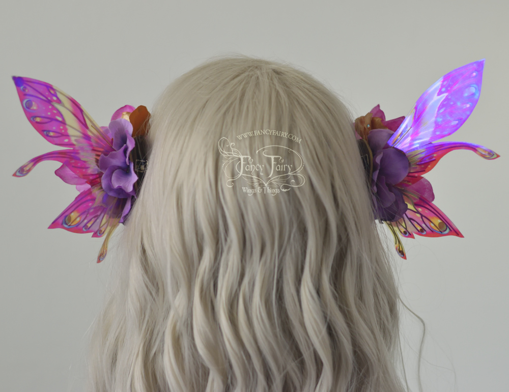 Tropical Flower Fairy Clips with Salome wings