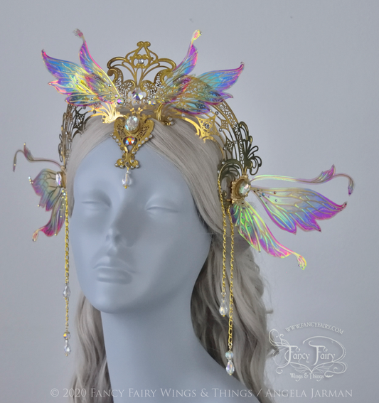 Vivienne Rainbow Fairy Queen Crown