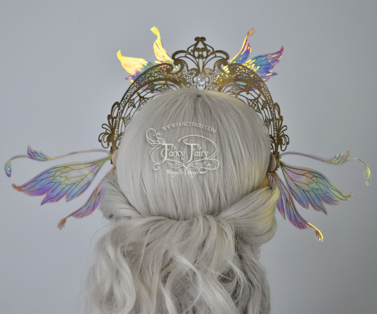 Vivienne Rainbow Fairy Queen Crown