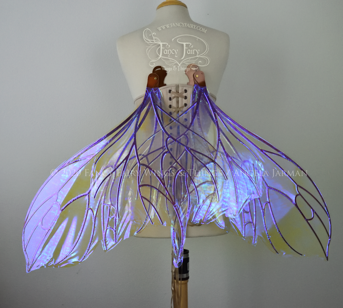 Made to Order Extra Large Pansy Iridescent Convertible Fairy Wings in your colors